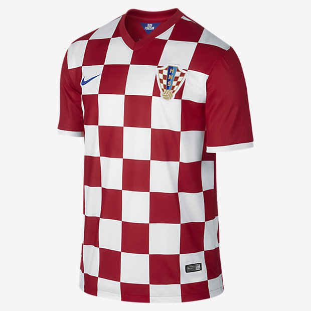 Nike HNS Croatia Men's Home Stadium Jersey 2014 - Soccer Premier