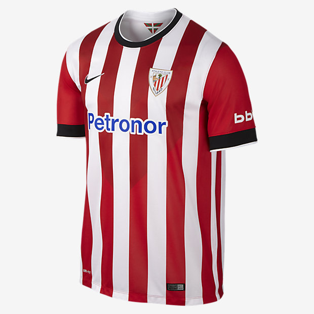 Nike Athletic Bilbao Men's Home Stadium Jersey 2014/15 - Soccer Premier