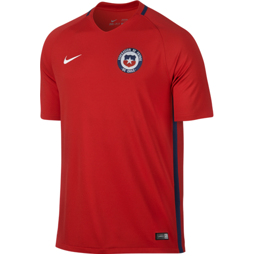 Nike Chile Men's Home Stadium Jersey Soccer Premier