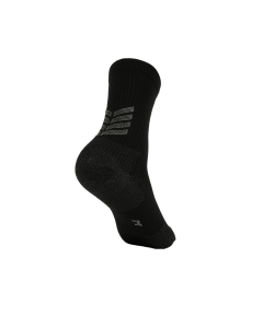 TeqniGrip Crew Sock Black