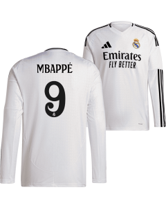 adidas REAL MADRID HOME LS Kylian Mbappe #9