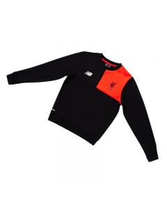 New Balance Jr. Liverpool FC Elite Training Sweatshirt- Black