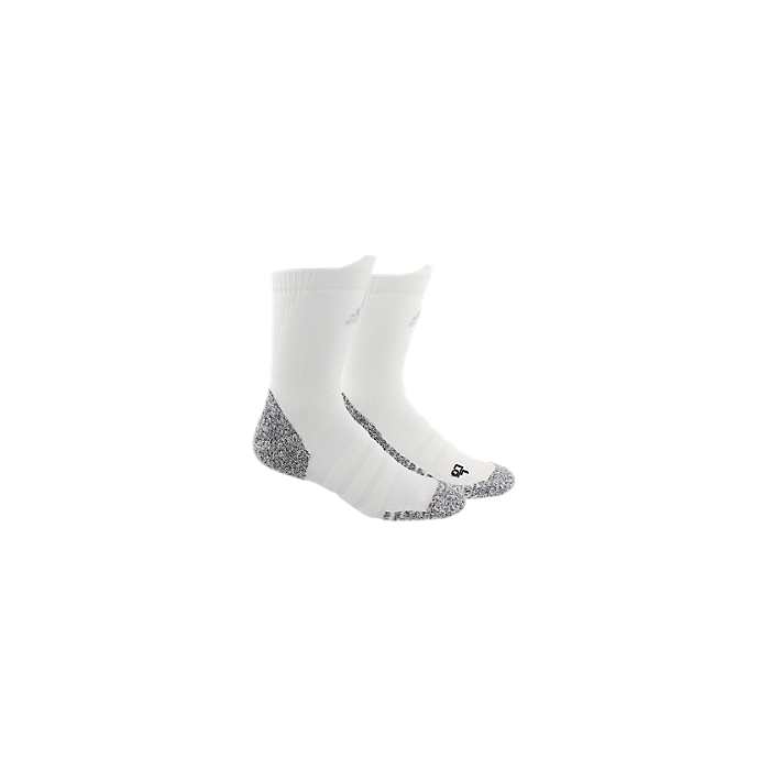 adidas Alphaskin Traxion Lightweight Cushioned Crew (white)