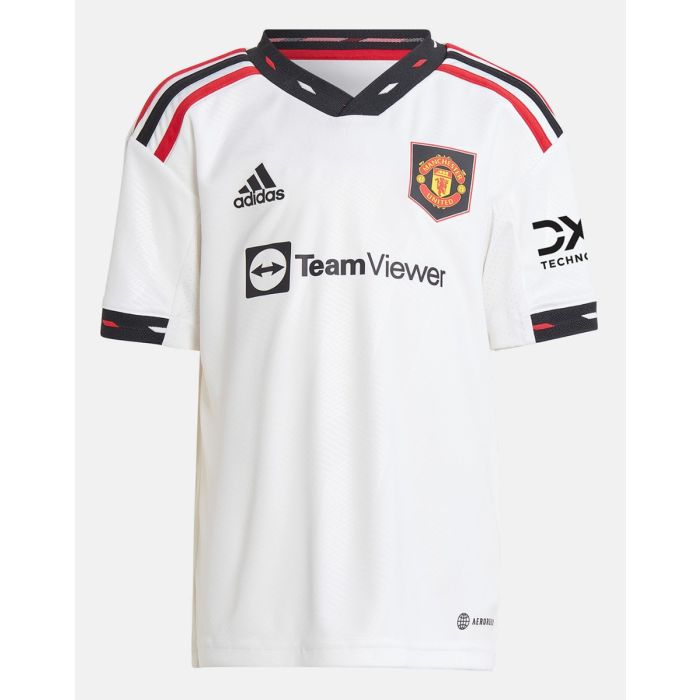 Preek tandarts getuige adidas Manchester United Away YOUTH Jersey 22-23