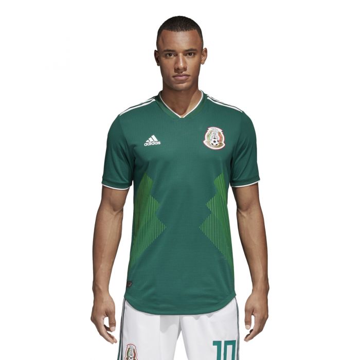 Acera Puntualidad Hormiga Adidas FMF- Mexico National Team Authentic Home Jersey 2018/19