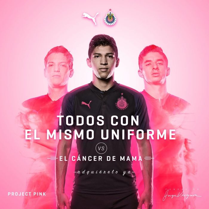PUMA Men's Chivas 17/18 Limited Edition Jersey Pink – Azteca Soccer