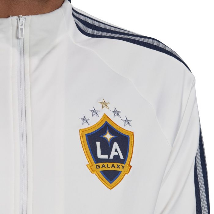 adidas LA Galaxy Anthem Jacket - Blue, Men's Soccer