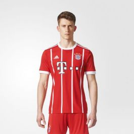 Golven halsband grafiek Adidas Men's FC Bayern Munich Home Replica Jersey 2017/18