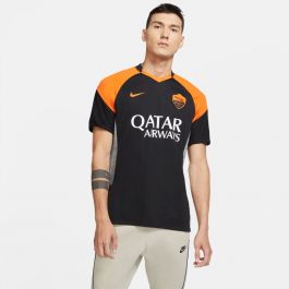AS Roma Nike 2020/21 Third Replica Jersey - Black/Orange