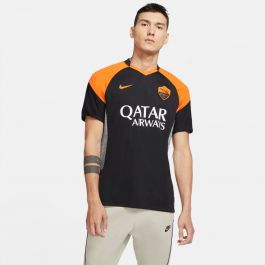 Nike 2020-21 Roma Third Jersey - Black-Orange in 2023