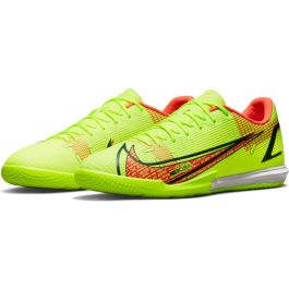 Nike Youth Mercurial Vapor 14 Academy IC Indoor Shoes - Volt / Bright  Crimson