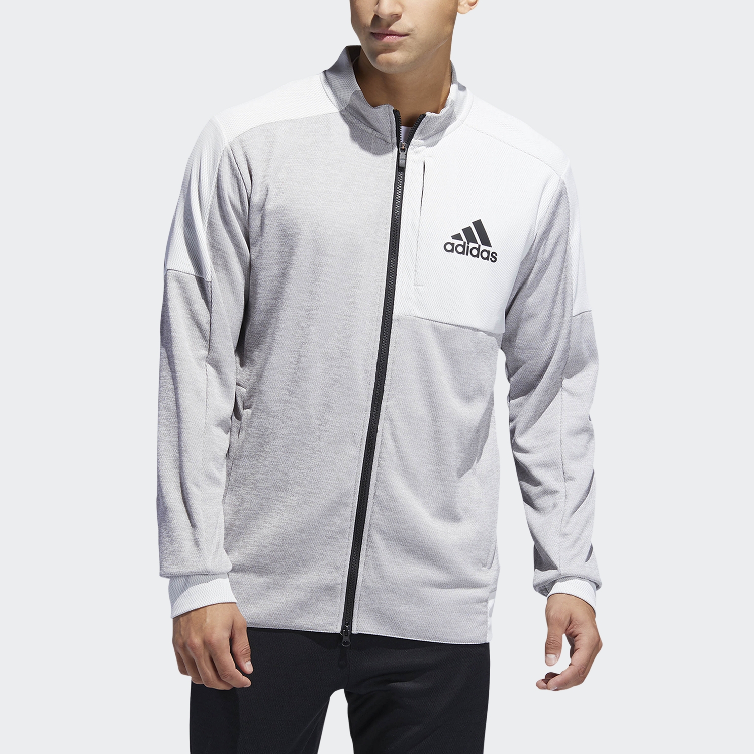 adidas hooded bomber jacket junior