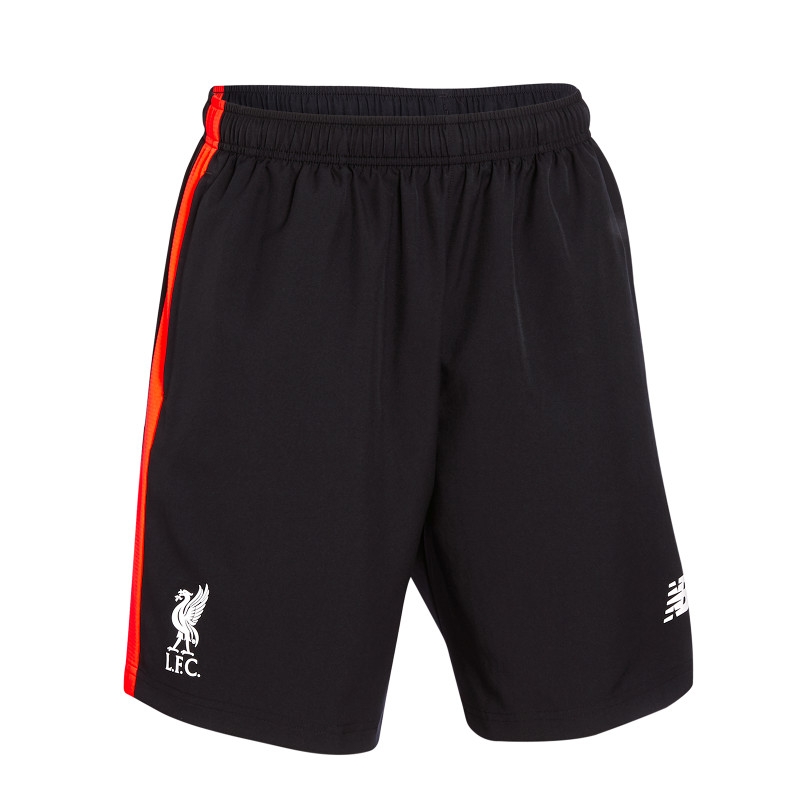 New Balance Liverpool Woven Training Shorts-Black - Soccer Premier